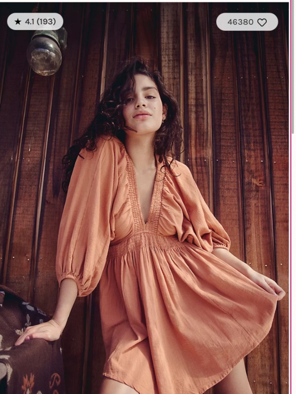 Free people for the moment mini dress